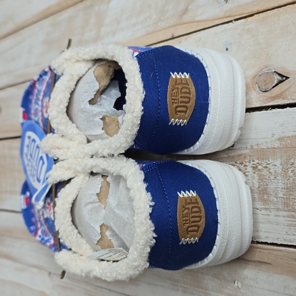 Hey Dude Wendy Sweater Youth Size 2 Girls Snowman Faux Shear Lined Slip On - Picture 2 of 4